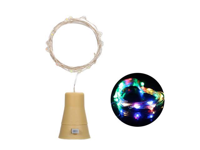 Wine Bottle Lights with Cork Fairy Light Copper Wire String Bottle Stopper Atmosphere Lamp IP65 Water Resistance Outdoor Decor Patio Garden Decor