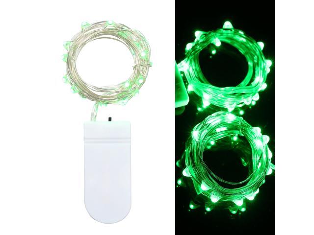 2M/66FT 20 LED Fairy Starry Copper Wire String Battery Operated Powered IP65 Water Resistance Extra Flexible Bendable Light Strip for Holiday