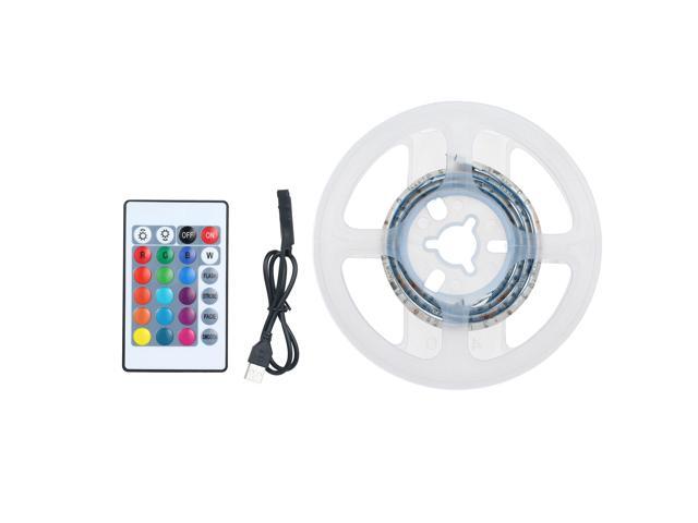 LED Strip Lights Kit for Bedroom 05m length 15LEDs 5050 RGB Remote Control Changing Color Waterproof Light Strip for Bar Home Decoration Bar