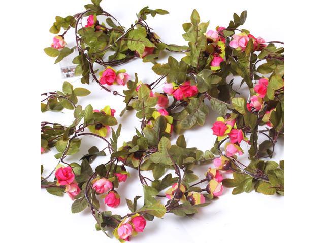25 LEDs 721ft String Light Rose Flower Shape Flashing Fairy Lights Warm White Battery Operated String Lights for Indoor Patio Holiday Bedroom