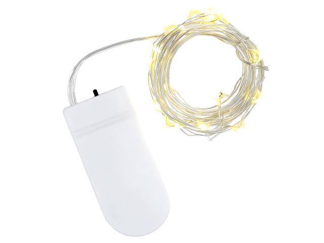 LEDs String Light Copper Wire Christmas Fairy Lights Battery Operated for Indoor Outdoor Holiday Xmas Garden Party Gift Decorations 1M 10 Lights