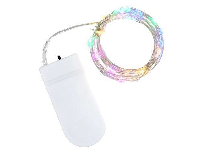 LEDs String Light Copper Wire Christmas Fairy Lights Battery Operated for Indoor Outdoor Holiday Xmas Garden Party Gift Decorations 1M 10 Lights