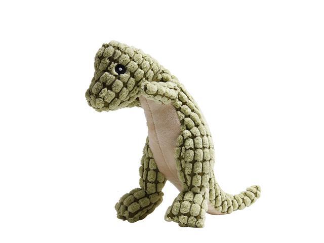 Cute Dinosaur Shaped Pet Molar Toys Bite Resistant Animal Chew Dog Squeaky Plush Toy for Puppy to Clean Teeth Pet Accessories