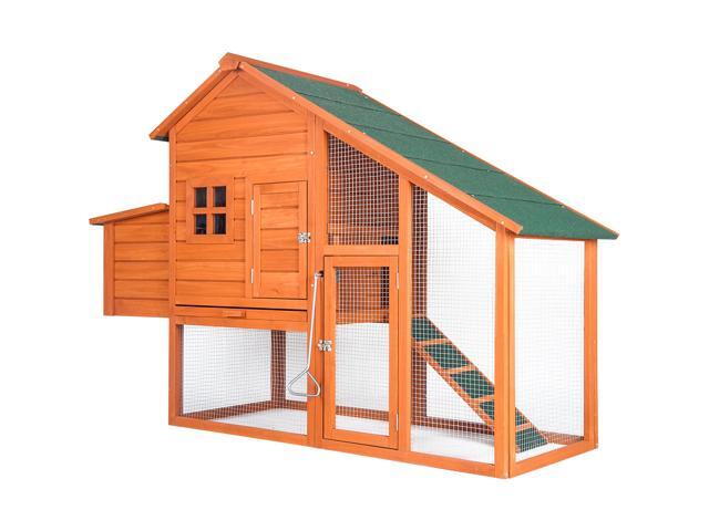 Pet Rabbit Hutch Wooden House Chicken Coop for Small Animals