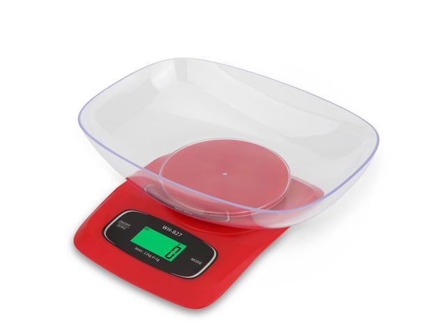 LED Display Screen Household Bake Electronic Kitchen Scale Accurancy Efficient High Range Big Bowl Multipurpose Scale