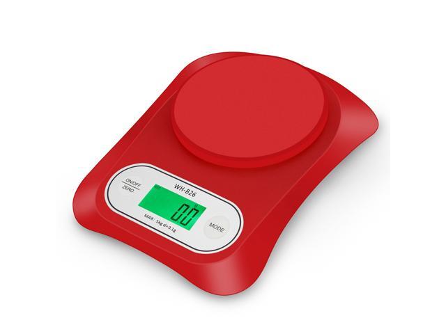 WH-B26 LCD Display Backlit Large Screen Kitchen Scale High Accuracy Kitchen Scales Kitchen Electronic Scale with Bowl and USB Cable Two Power