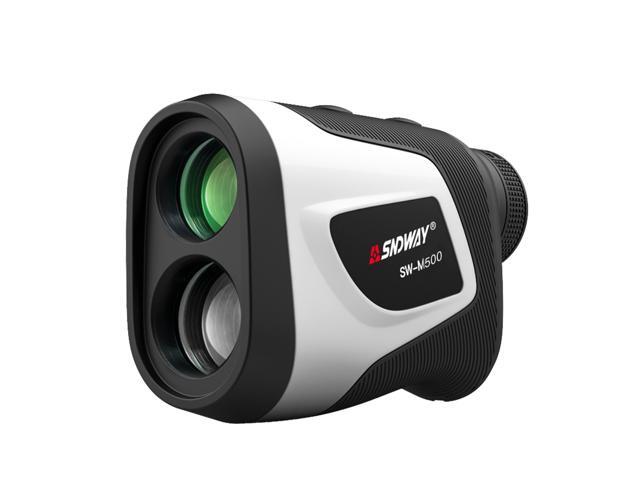 SNDWAY 3~500M High Precision Laser Distance Meter 6X Magnification Outdoor Digital Golf Telescope Laser Ruler Handheld Golf Rangefinder with Golf