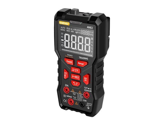 ANENG AN82 9999 Counts VA Screen Automatic High Precision Digital Multimeter TRMS NCV Universal Meter Multiple Tester for AC/DC Current AC/DC