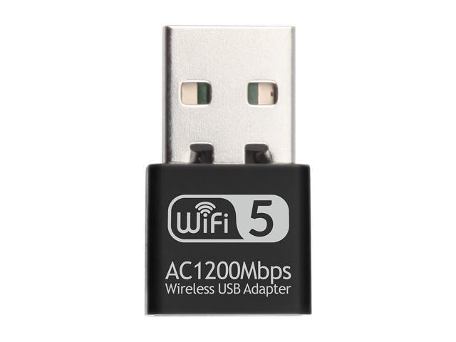 24G 5G AC1200Mbps Wireless Network Card USB Adapter Dual Band WIFI Receiver RTL8812