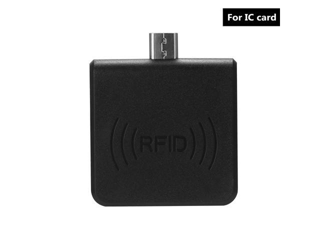 RFID Integrated Circuits Reader Portable Mirco USB Card Reader for Android System 1356Mhz/125Khz(optional) Card Readers Data Collecting Tools