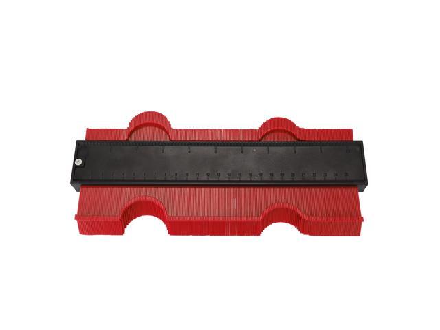 10 Inch Multifunctional Irregular Contour Profile Gauge Tiling Laminate Tiles Edge Shaping Wood Measure Ruler Woodworking Tool