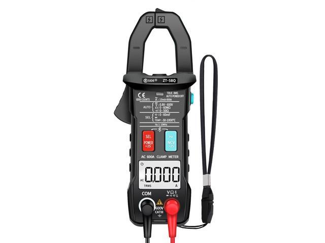 BSIDE ZT-5BQ 6000 Counts High Precision NCV Test Digital Smart Clamp Meter with BT Function True RMS Clamp Type Multimeter Measuring DC/AC Voltage