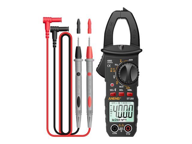 ANENG ST180 4000 Counts Digital Clamp Meter Multimeter Clamp Multimeter Voltmeter Ammeter AC DC Voltage AC Current Meter NCV Tester Universal Meter