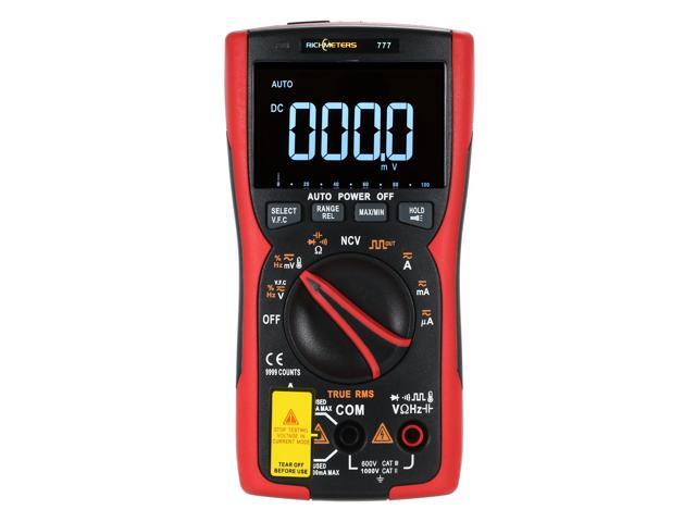 RM777 Digital Multimeter 9999 Professional True RMS Analog Tester Multimetro Capacitor NCV AC/DC