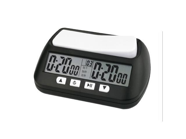 Professional Chess Clock Electronic Board Game Competition Hour Meter Compact Count Up Down Timer