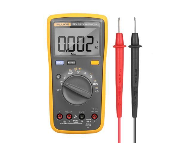FLUKE 12E+ 4000 Counts Multimeter Digital Multimeter Handheld Voltmeter Portable Ammeter Voltage Meter Universal Meter Measuring AC/DC Voltage