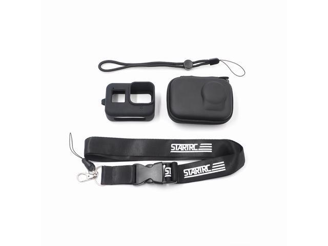 STARTRC GoPro Hero Camera 4 In 1 Accessory Set Storage Box Silicone Body Case Hand String Neck Lanyard for GoPro Hero 8 Black Camera