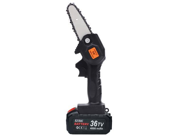 4-In Mini Chainsaw Cordless Pruning Saw 2Pack 40A Rechargeable Portable Electric Saw One-Hand Lightweight Pruning Shears Chainsaw for Garden Tree