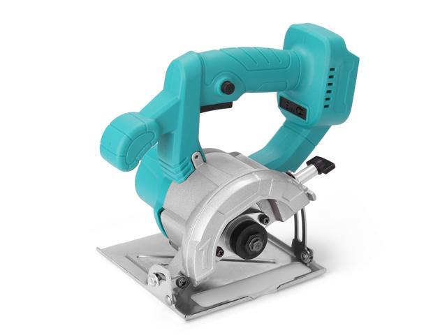 4inch 21V Electric Circular Saw 0-34mm Cutting Depth Adjustable Woodworking Tool Wood Board Marble Cutting Machine without Battery