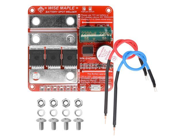 12 V Battery Spot Welding Machine Controller Soldering Pen Set 6-Stage Energy Setting with 6 LED Indicator Lights
