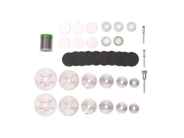 KKmoon 67pcs Diamond Cutting Discs Sanding Grinding Wheel HSS Circular Saw Blade Woodworking Metal Mini Drill Rotary Tool Accessories