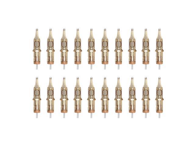 20PCS 3RS T-attoo Cartridge N-eedles Tubes Hand Poke Sterilized N-eedle Accessories Kit Set T-attoo Supplies for Beginners Artist Portable
