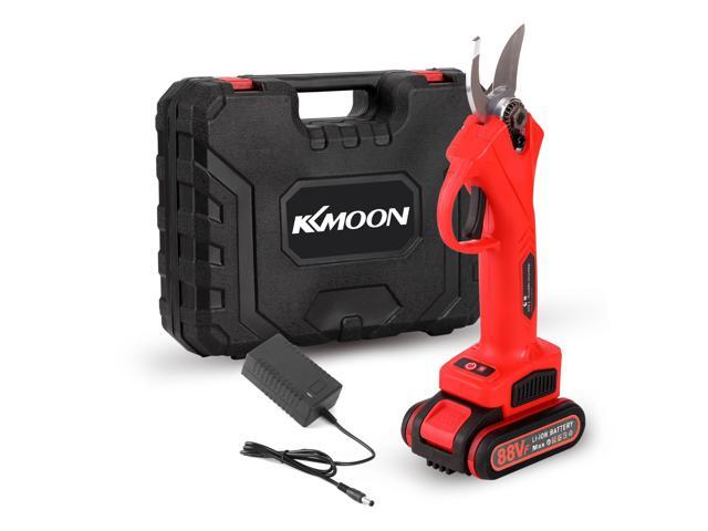 KKmoon 21V 30mm Cordless Electric Pruner 88VF Pruning Shear Efficient Fruit Tree Bonsai Pruning Branches Cutter Landscaping Tool