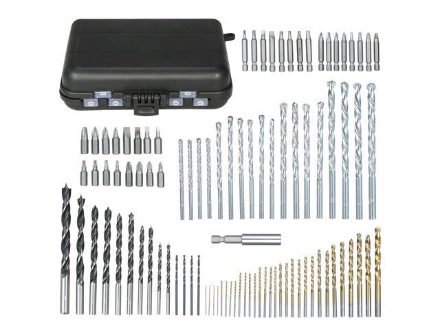KKmoon 95pcs Drill & Bit Set Screw Bits Multi-purpose Wood Drill Bits Masonry Drill Carpenter Drill Metal Drill Woodworking Drilling Bit set with