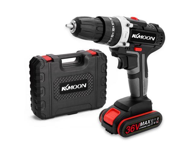 36V Multifunctional Impact Electric Cordless Drill High-power Lithium Battery Wireless Rechargeable Hand Drills Brush Motor Home DIY Electric Power