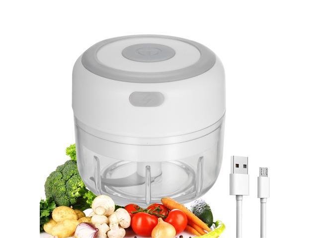 KKmoon Electric Mini Garlic Chopper Food Slicer Portable Garlic Grinder Blender Food Processor For Pepper Chili Vegetable Nuts Meat 100ML USB