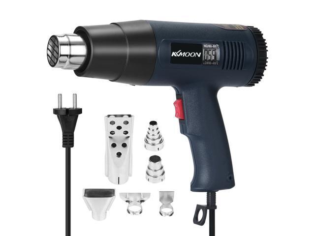 2000W Portable Digital Display Electric Hot Air Machine Handheld Dual Wind Speed Stepless Thermostat Film Heating Hot Air Power Tool