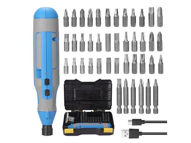 Cordless 40V USB Rechargeable Multi-use Electric Screwdriver 42pcs Screw Drill Bit Set Mini Power Tool Multifunction Screw Driver for Repairing