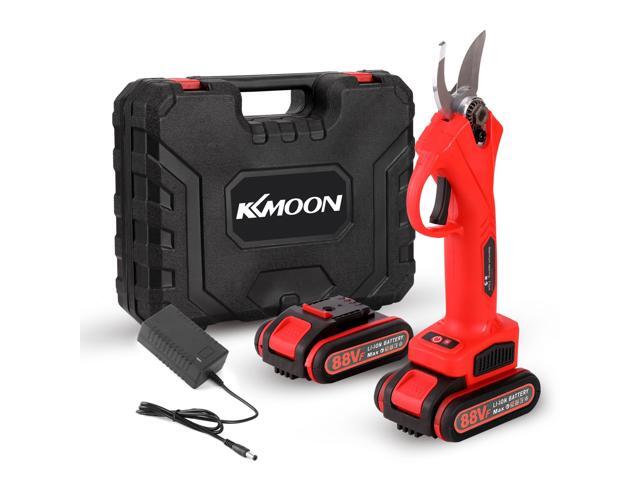 KKmoon 21V 30mm Cordless Electric Pruner 88VF Pruning Shear Efficient Fruit Tree Bonsai Pruning Branches Cutter Landscaping Tool