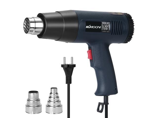 2000W Portable Digital Display Electric Hot Air Machine Handheld Dual Wind Speed Stepless Thermostat Film Heating Hot Air Power Tool