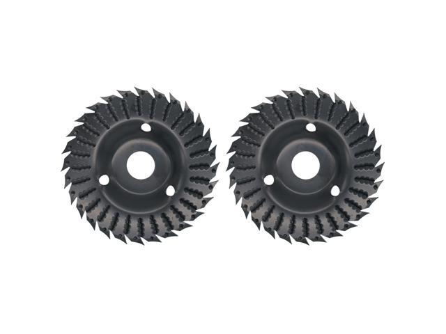 KKmoon 2pcs Angle Grinder Grinding Disc 28 Teeth Wood Grinding Wheel Abrasive Disc Woodworking Wood Shaping Disc