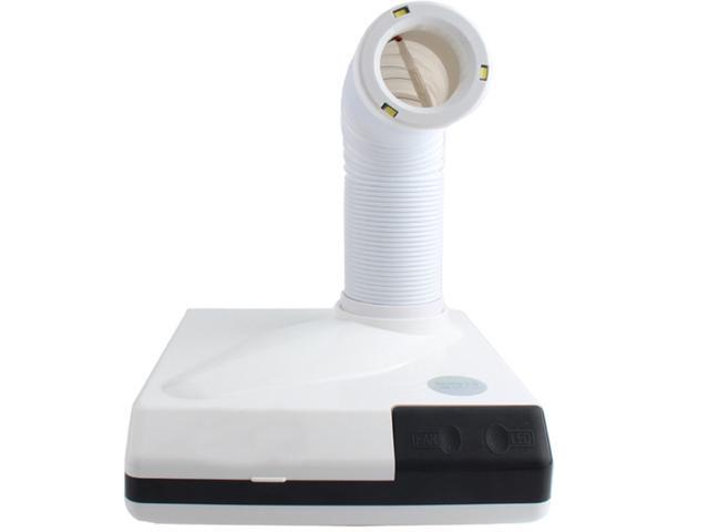 High Power 60W Dust Collector Nail Dust Extractor Vacuum Cleaner with Light Dust Suction Machine for Polishing