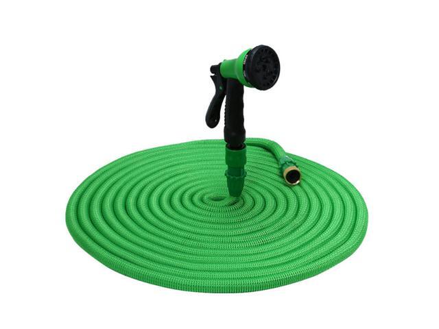 KKmoon Garden Hose Stretchy Hose Expandable Water Hose Flexible Expanding Hose Lawn Watering Hose with Spray Nozzle 175ft