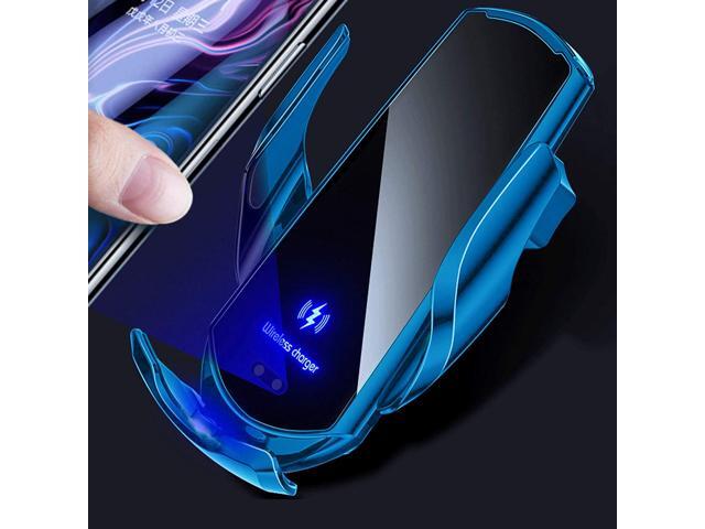 Car Wireless Charger Fast Charging Mounted Magnetic Charging Device Automatic Sensor Tightening Suitable for 99% Smart Phones iPhone12 Pro Max