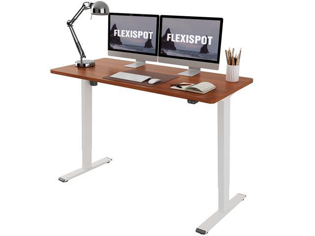FlexiSpot Home Office Electric Height Adjustable Desk 55' x 28' Width Desktop Computer Desk Ergonomic 2-Button Controller Standing Desk Computer