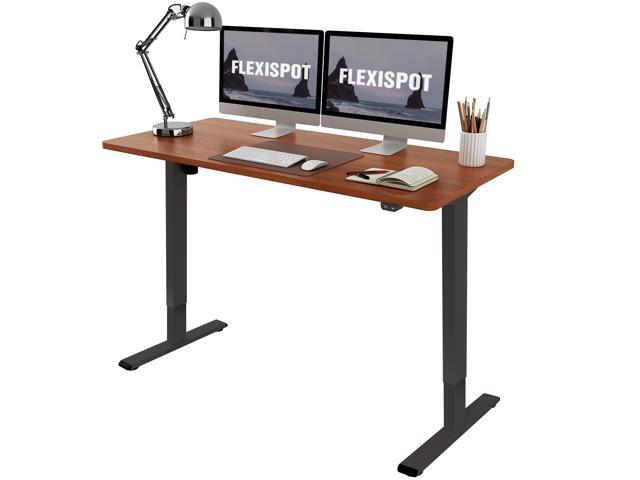 FlexiSpot Home Office Electric Height Adjustable Desk 55' x 28' Width Desktop Computer Desk Ergonomic 2-Button Controller Standing Desk Computer