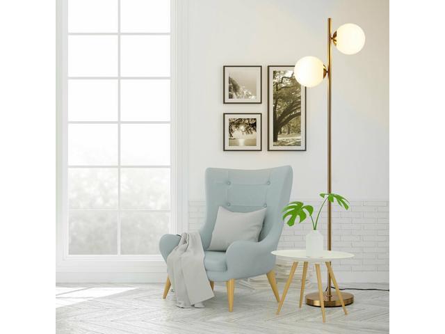65' LED Floor Lamp with 2 Light Bulbs & Foot Switch