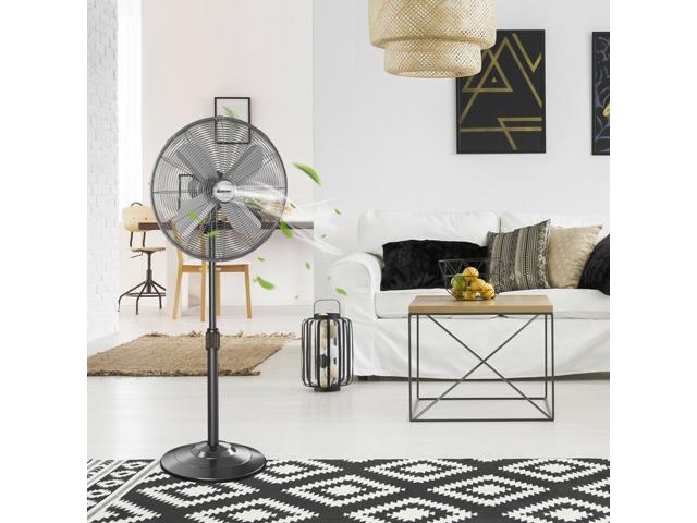 16' Metal Adjustable Oscillating Pedestal Fan