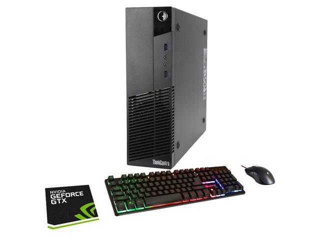 Desktop PC - Lenovo ThinkCentre M83 SFF Computer PC i5 4570 32Ghz 32GB DDR3 RAM 512GB SSD NVIDIA GeForce GT 1030 2GB Win 10 Pro WIFI with Gaming