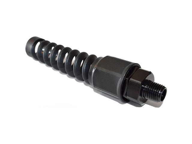 Flexzilla Pro Air Hose Reusable Fitting with Swivel 3/8' Barb 1/4' MNPT