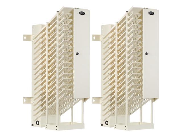 16-DEVICE AC CHARGING STATION TOWERS FOR CHROMEBOOKS - OPEN FRAME WHITE 2 PACK