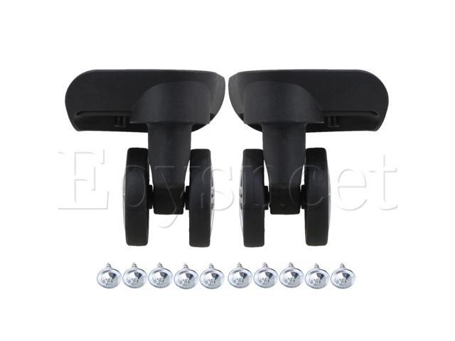 2pcs Plastic Spinner DIY Luggage Suitcase Caster Wheel L & R