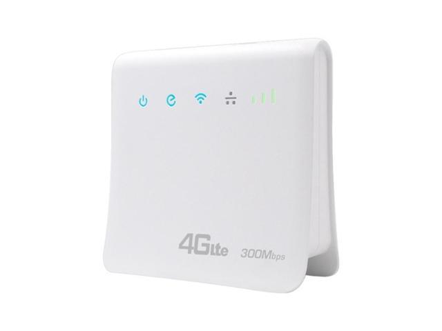 300Mbps Wifi Routers 4G LTE CPE Mobile Router with LAN Port Support SIM Card Portable Wireless WiFi Router-EU Plug