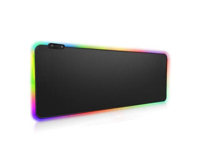 RGB 14 Modes Super Luminous LED Soft Computer Keyboard Gaming Office Mouse Pad Non-Slip Rubber Base