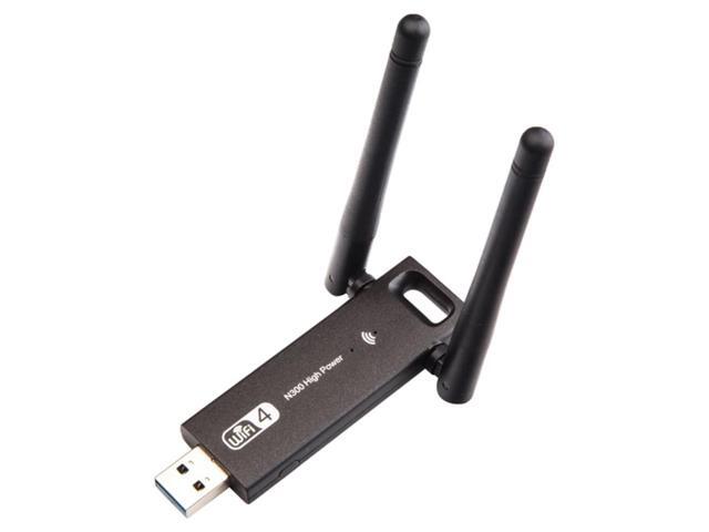 High Power 300Mbps Wifi Dongle Network Card 24GHz Wireless USB Wifi LAN Adapter for PC Desktop Laptop