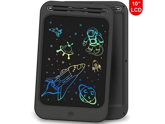 LCD Writing Tablet 10 Inches Colorful Electronic Writing Drawing Doodle Board with Memory Lock Digital Writing Pad for Kids and Adults at Home